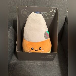 CANDY CORN RARE Plush Snuggle Buddy Heat & Hug Halloween New In Box Australia